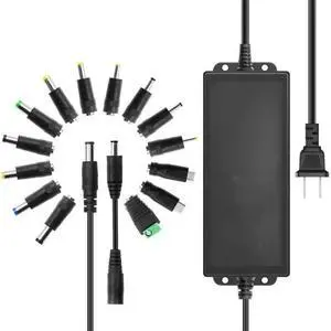 FOR Uni l Power Supply 3V-12V 5A 60W Adjustable AC/DC Adapter 100~240V AC to DC 3V 5V 6V 8V 9V 12V with LED Display 14 Plugs