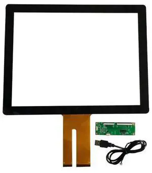 FOR 17inch 377*309mm Multi G+G Digitizer Capacitive Screen Panel with USB EETI Controller Kit