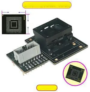 FOR EMMC compatible read-write socket BGA169 BGA153 test socket EMCP conversion aging socket