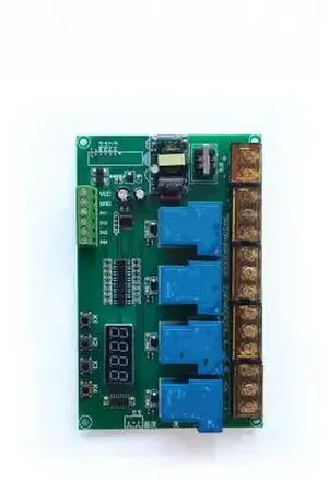 FOR Four-way Relay 30A High-power Module Programmable Dual-motor Control Self- Interlock Sequence Cycle Start