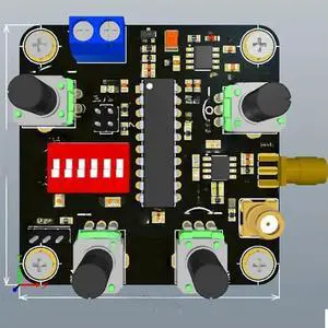 FOR MAX038 module signal generator frequen amplitude adjustable