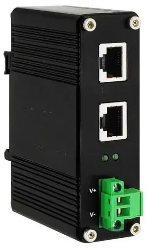 FOR Off board POE power AT/BT 30W/90W industrial grade gigabit support 5V-36VDC rail mounted installation