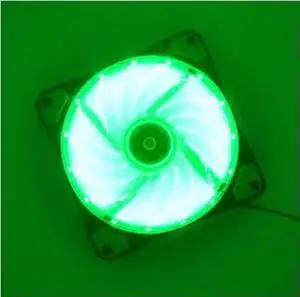 FOR 120mm PC Computer Ultra Silent LED Cooling Fan Radiator, 12CM 120X120X25mm 12V Computer Fan, 12VDC 3P IDE 4D(2wire)