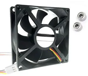 FOR 80mm 12V Bearing Computer PC Cooling Fan,80X80X25mm 8025 0.27A 4000RPM 3 Wire 3-P 3pin High Speed Cooler