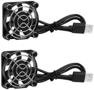 FOR 2pcs RDM5015S Server Square 50mm 5cm Fan 12V 0.14A 2wire 2pin Sleeve Inverter Cooling Fan Silent Quiet