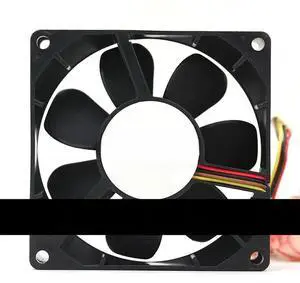 FOR For 8025 8CM chassis fan 12V 0.38A 9A0812EG401 double ball 80*80*25mm