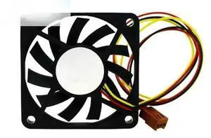 FOR EFB0612LA 60x60x10 MM 3Wire 60mm 6cm DC 12V 13.5CFM server inverter axial cooler cooling Fans