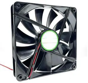 FOR DFB13512H 135mm PSU Chassis Cooling Fan DC 12V 0.28A 1800RPM 13525 135X135X25mm 2 Wires Bearing FOR DFB13512H 135mm PSU Chassis Cooling Fan DC 12V 0.28A 1800RPM 13525 135X135X25mm 2 Wires Bearing