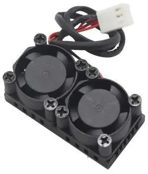 FOR Chip heat sink with fan 25x25mm miniature size aluminum sheet circuit board DIY heat sink Cooler
