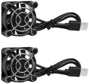 FOR 2Pack 40mm DC 5V USB Bearing Fan 4cm 4010 40x10mm Brushless DC Cooling Cooler Fan