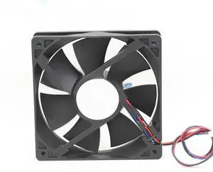 FOR AFB1224SH 12025 120mm 12cm DC 24V 0.42A tempreture sensor 3-pin server inverter cooling fans axial