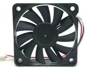 FOR D06X-12TL 6010 12V 0.10A2 Balls Bearing Cooling Fan With 3 Wires 3Pins