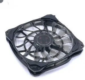 FOR PC Fan 120mm Slim 15mm Thickness, Quiet Computer Cooling Fans, 53.6CFM 120X15mm PWM Controlled with De-vibration Rubber
