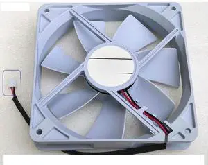 FOR AS12025M12 120mm Mute Case Fan White Cooling Fan 12cm 12025 DC 12V 0.21A 2-wire 1500 rpm