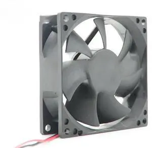FOR Cooling Fan 80mm 80*80*25mm DC 24V 0.10A Bearing 2pin 2600RPM 38.86CFM
