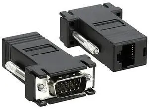 FOR 10pcs VGA Male to LAN CAT5 CAT6 RJ45 Network Cable Female Adapter Kit FOR 10pcs VGA Male to LAN CAT5 CAT6 RJ45 Network Cable Female Adapter Kit