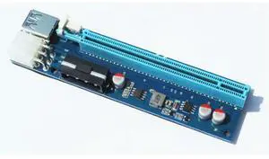 FOR 6 pin 4pin PCIe PCI-E PCI Express Card 1x to 16x USB 3.0 Data Cable SATA to 6Pin Power Supply for BTC Miner Machine
