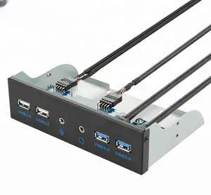 FOR Computer Case USB 2.0 USB 3.0 HD Audio Custom USB Front Panel 5.25 hub computer