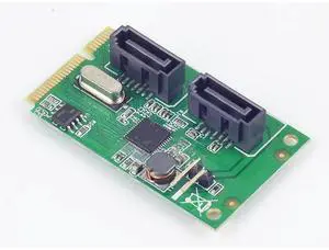 FOR 2 Ports SATA 6G mini PCI Express Controller Card Mini PCI-Express SATA 3.0 Controller Card (2x SATA 6G chipset for ) FOR 2 Ports SATA 6G mini PCI Express Controller Card Mini PCI-Express SATA 3.0 Controller Card (2x SATA 6G chipset for )