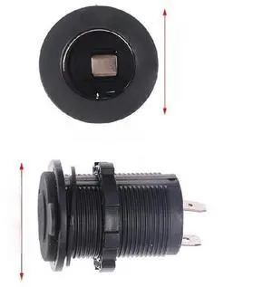 12V-24V Waterproof Power Outlet Socket for Auto Boat 12V-24V Waterproof Power Outlet Socket for Auto Boat