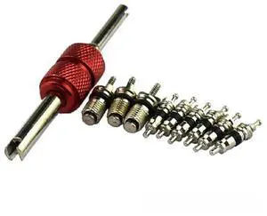 A/C Valve Core with Wrench 10pcs A/C Valve Core with Wrench 10pcs