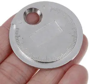Coin-Type Spark Plug Gap Gauge 0.6-2.4mm Coin-Type Spark Plug Gap Gauge 0.6-2.4mm