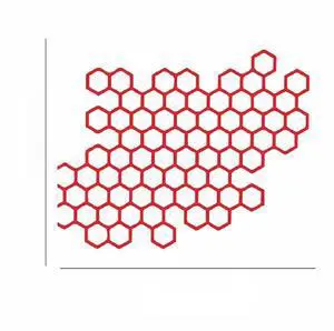 Honeycomb Helmet Sticker Waterproof Motorcycle Honeycomb Helmet Sticker Waterproof Motorcycle