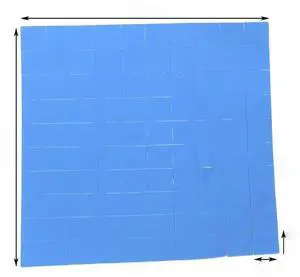 Thermal Pad 10x10x0.5mm 100Pcs Thermal Pad 10x10x0.5mm 100Pcs