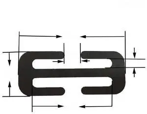 58/70MM Metal Seat Belt Adjuster Locking Clip 58/70MM Metal Seat Belt Adjuster Locking Clip