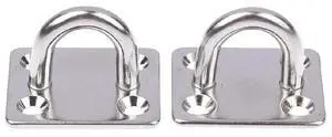 Square Eye Plate with Ring Marine 2pcs Square Eye Plate with Ring Marine 2pcs