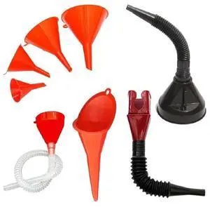 Plastic Funnel Set 8-Pieces Plastic Funnel Set 8-Pieces