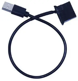 USB to 4-Pin Molex Fan Power Adapter USB to 4-Pin Molex Fan Power Adapter