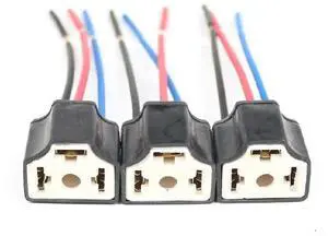 H4 Ceramic Wire Harness Socket H4 Ceramic Wire Harness Socket