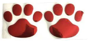 3D Paw Animal Foot Print Car Sticker 3D Paw Animal Foot Print Car Sticker