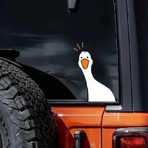 Funny Duck Car Sticker PVC Funny Duck Car Sticker PVC