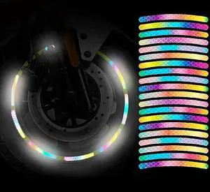 Car Wheel Hub Reflective Strips Night Driving 20pcs Car Wheel Hub Reflective Strips Night Driving 20pcs