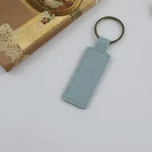 PU Leather Keychain Solid Color PU Leather Keychain Solid Color