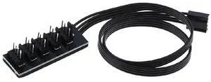 1 to 5 PWM Fan Power Splitter 40cm 1 to 5 PWM Fan Power Splitter 40cm