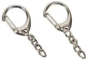 Polished Keyring Split Ring 10pcs Polished Keyring Split Ring 10pcs