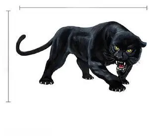Black Panther Animal Car Sticker Black Panther Animal Car Sticker
