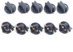 T10 Socket Dash Panel Plug Holder 10pcs T10 Socket Dash Panel Plug Holder 10pcs