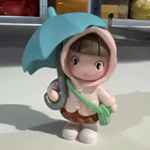 Resin Umbrella Girl Car Ornament Resin Umbrella Girl Car Ornament