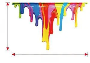 Dopamine Fluid Paint Reflective Sticker Dopamine Fluid Paint Reflective Sticker