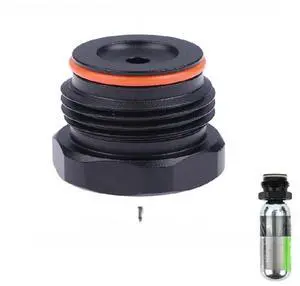 CO2 Cartridge Thread Adapter 3/8-24 to G1/2-14 CO2 Cartridge Thread Adapter 3/8-24 to G1/2-14