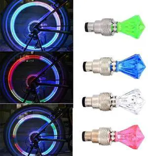 Light Diamond Tyre Valve Caps 2pcs Light Diamond Tyre Valve Caps 2pcs