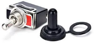 20A 125V SPST Toggle Switch w/Boot 20A 125V SPST Toggle Switch w/Boot