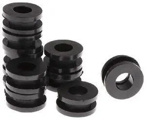 Black Side Cover Rubber Grommet 10Pcs Black Side Cover Rubber Grommet 10Pcs