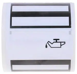 NEXT SERVICE DUE Sticker Roll 100pc NEXT SERVICE DUE Sticker Roll 100pc