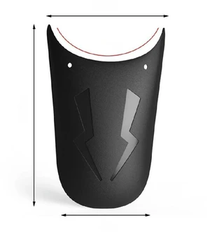 Lengthen Front Fender Mudguard Lengthen Front Fender Mudguard