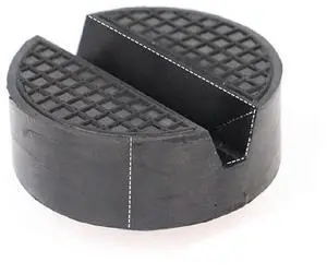 Car Jack Rubber Pad Slotted Black Car Jack Rubber Pad Slotted Black